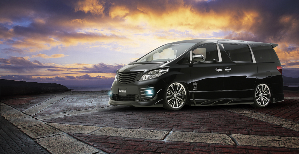 アフェクション エアロパーツ デザイア Alphard アルファード 前期 2 4 3 5s 純正エアロモデル適合 ａｎｈ ｇｇｈ 25